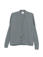 Cardigan per donna Alysi grigio con scollo a V 216429 P6006 NUBE ALYSI 