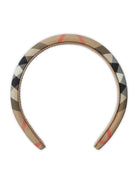 Cerchietto per bambina Burberry Kids beige con motivo Vintage Check 8108699 B9368 BURBERRY KIDS 