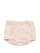 Abito per neonata Bonpoint beige con stampa a fiori all-over S06XDRW00020 522 BONPOINT KIDS 