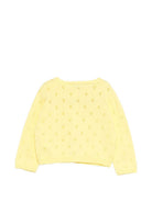Cardigan per neonata Tartine Et Chocolat giallo con design traforato CC18051 70 TArtine & Chocolat KIDS 