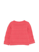 Cardigan per neonata Bonpoint rosa con ricamo ciliegie S06XCAK00014 053A BONPOINT KIDS 