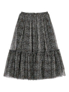 Gonna per bambina Philosophy Di Lorenzo Serafini Kids animalier con strati di ruches I1F705 6684 P080 PHILOSOPHY 