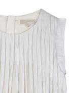 Abito per bambina Michael Kors Kids bianco plissettato R30591 Z99 MICHAEL KORS KIDS 