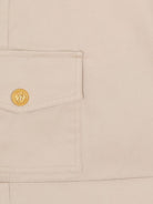 Bermuda per bambino Balmain Kids beige con bottoni color oro BY6R19 G0197 107 BALMAIN KIDS 