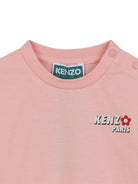 T-shirt per neonata Kenzo Kids rosa con motivo Boke Flower K61278 47H KENZO KIDS 