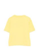 T-shirt per bambina MSGM Kids gialla con applicazione logo S6MSJGTH087 MS009 MSGM KIDS 