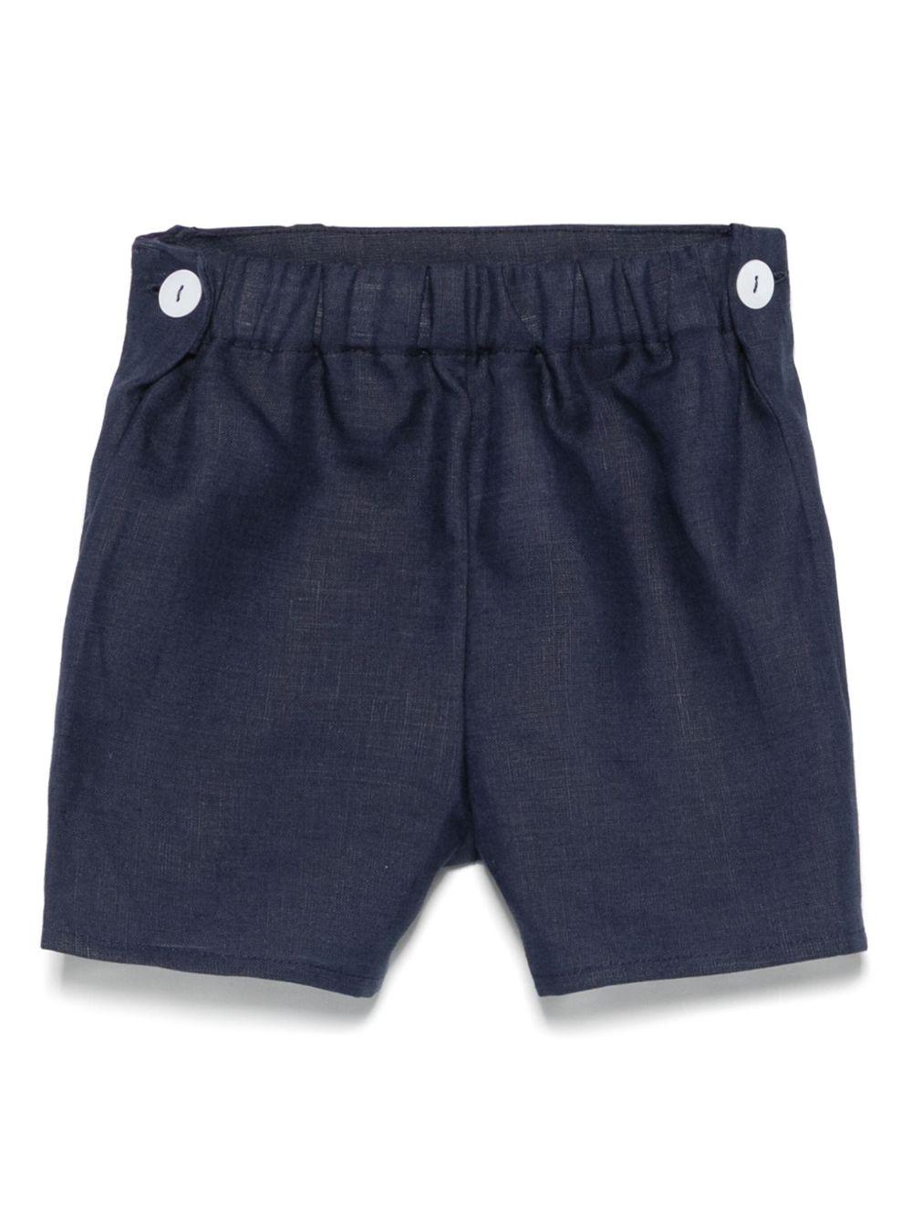 Shorts per neonato JESURUM BABY Armando blu con dettagli con pince ARMANDO VAR.08 JESURUM 