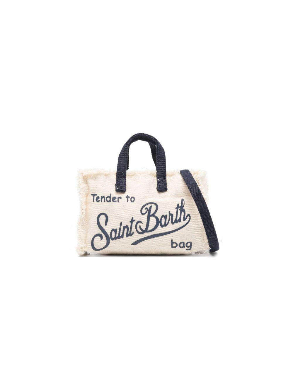 Phone Bag MC2 Saint Barth bianca con logo a contrasto PHONE001 02564L MC2 ST. BARTH KIDS 
