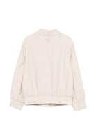Giacca per bambino Eleventy Kids beige con colletto a punta EY2P47 I0315 107 ELEVENTY KIDS 