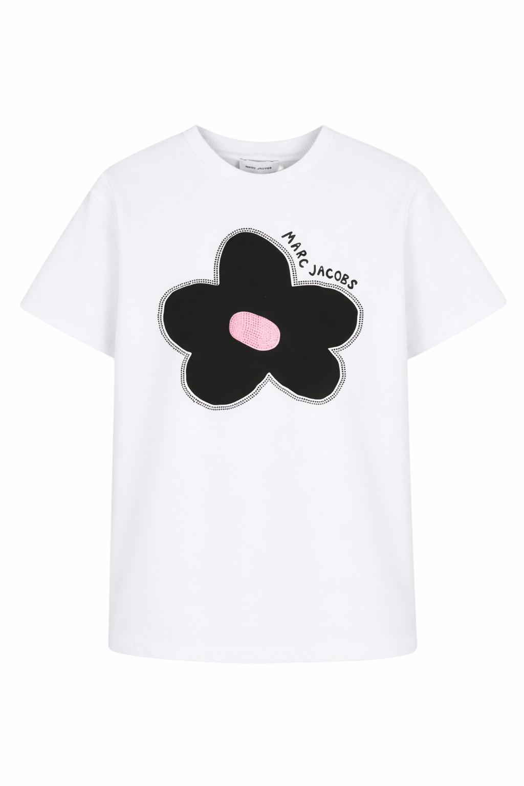 Abito per bambina The Marc Jacobs Kids bianco con dettaglio logo W60713 10P THE MARC JACOBS KIDS 
