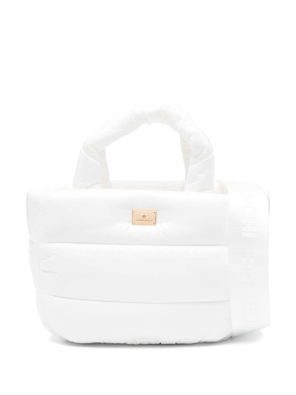 Borsa tote per bambina Elisabetta Franchi La Mia Bambina bianco con design imbottito EFBO098CTV065 0000 ElISABETTA FRANCHI KIDS 