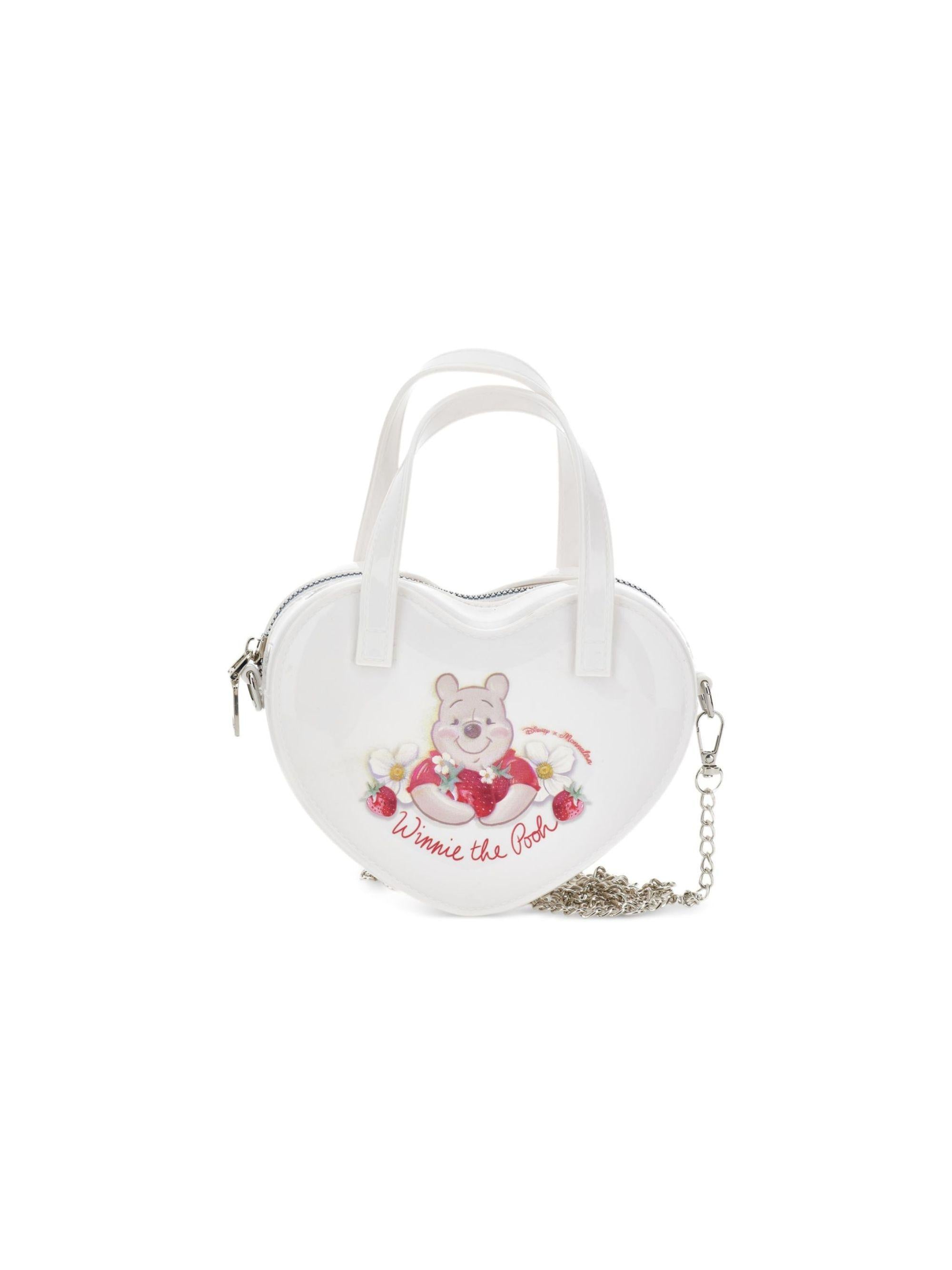 Borsa per bambina Monnalisa bianco con forma a cuore 39G006 7745 0084 MONNALISA KIDS 