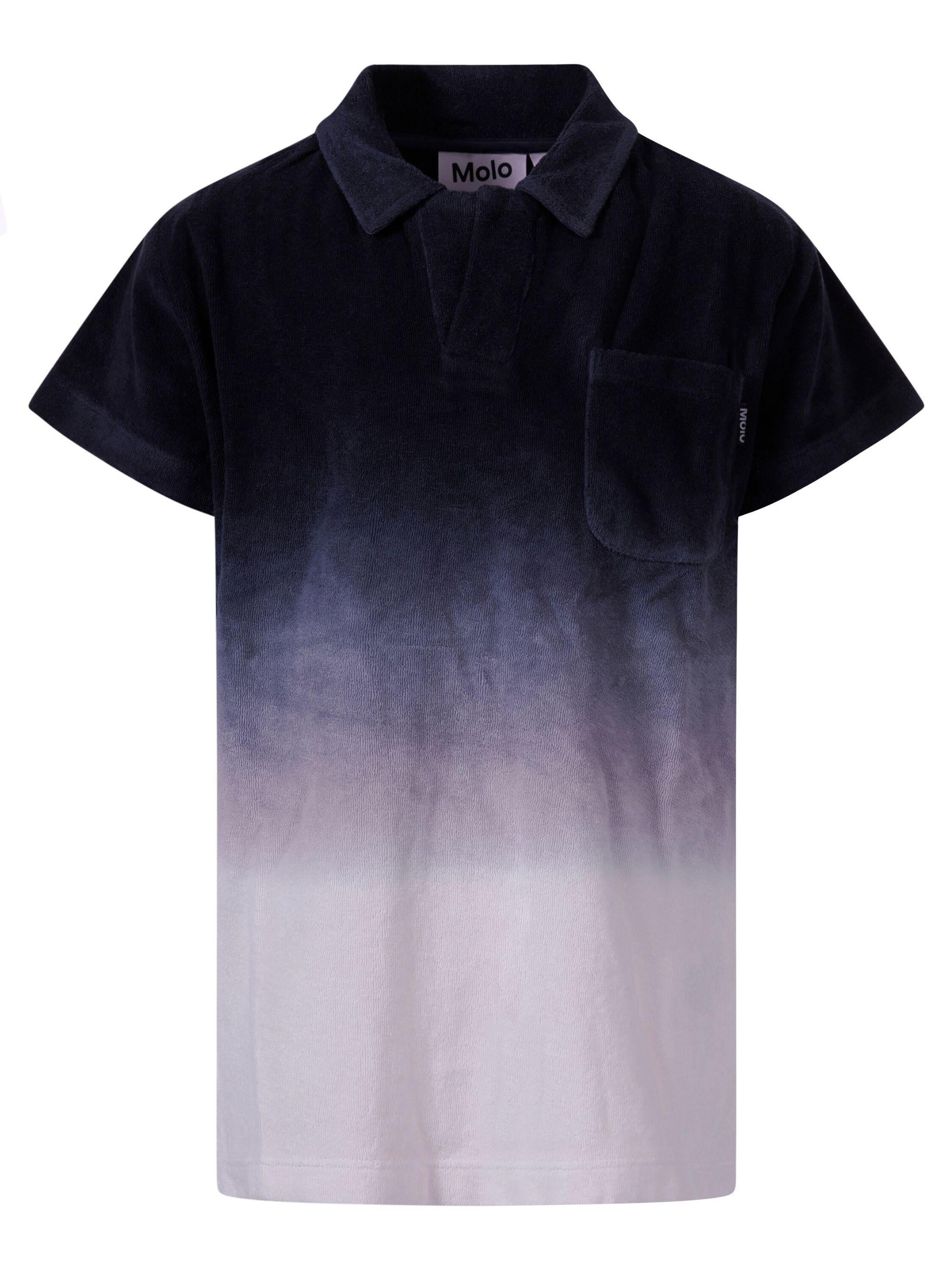 Polo Randel per bambino Molo blu con effetto sfumato 1S26A207 2915 MOLO KIDS 