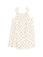 Abito per bambina Bonpoint bianco con stampa fiori all-over S06GDRW00054 503 BONPOINT KIDS 