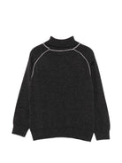 Maglione per bambino Eleventy Kids grigio con collo alto EZ9H10 Z3403 891BG ELEVENTY KIDS 