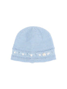 Berretto traforato per neonato Paz Rodriguez azzurro con decorazione 040-123256 80 PaZ RODRIGUEZ KIDS 