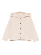 Cardigan per neonata Donsje beige con cappuccio e bottoni 3039602 00037 DONSJE 