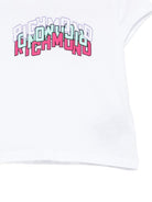 T-shirt per neonati John Richmond Junior bianca con dettaglio logo RIP26085TS WHITE JOHN RICHMOND KIDS 