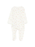 Tutina per neonata Petit Bateau bianca con stampa floreale A0FH1 01 PETIT BATEAU KIDS 