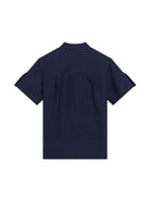 Camicia per bambino Dolce & Gabbana Kids blu con colletto alla coreana L44S25 FU4GI B1823 DOLCE & GABBANA KIDS 