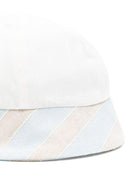 Cappello per neonata La Stupenderia bianco con orlo a contrasto e corona rotonda TBCP53D02 R49 LA STUPENDERIA KIDS 