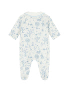 Tutina per neonato Tartine Et Chocolat bianca con stampa grafica all-over CC54040 41 TArtine & Chocolat KIDS 