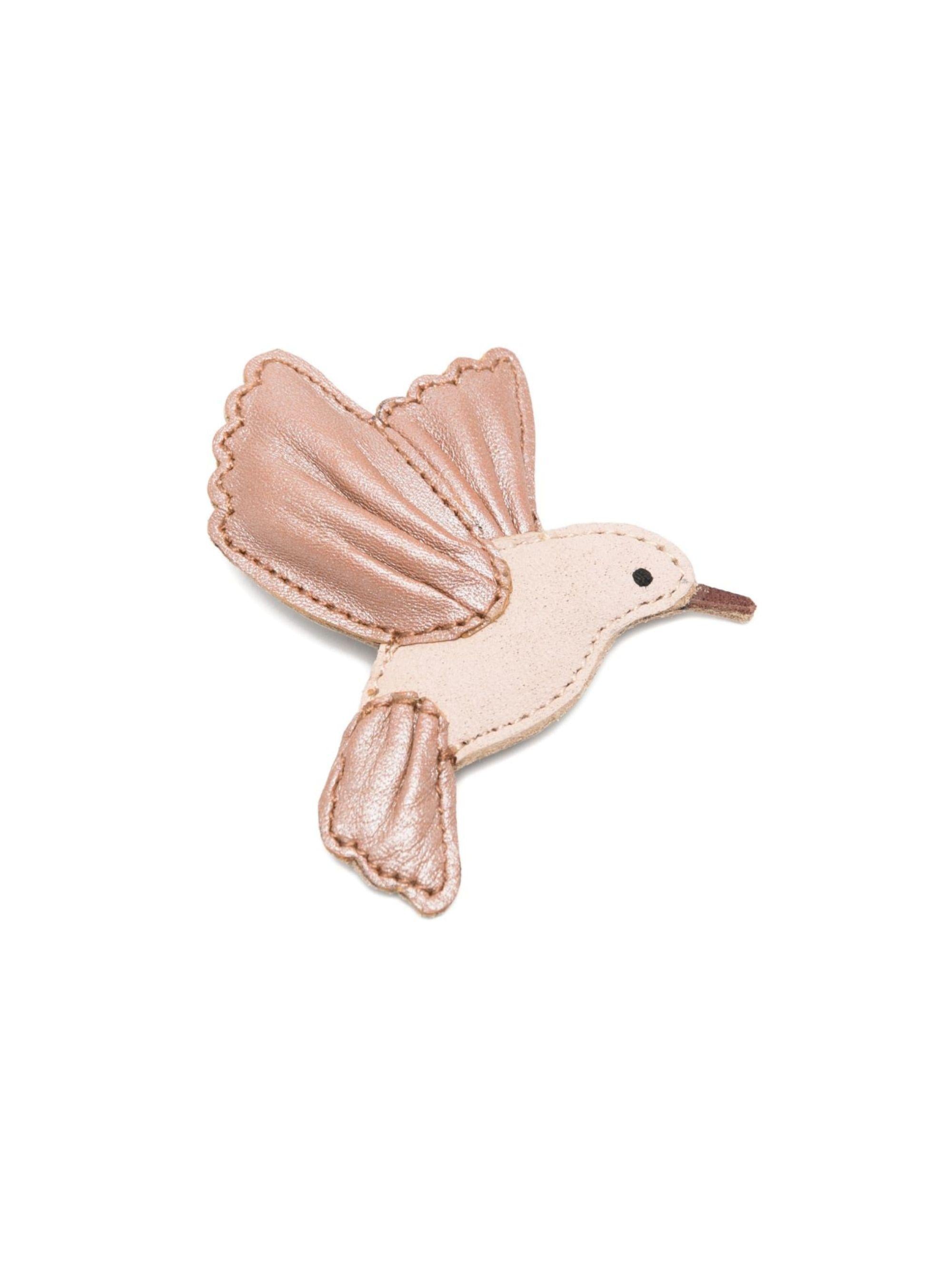 Fermaglio per bambina Donsje beige con motivo a uccello 6003015 LE203 DONSJE 