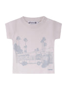 T-shirt per neonato Bonpoint bianco con stampa grafica C06YTSK00001 104 BONPOINT KIDS 