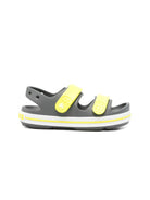 Sandali per bambino Crocband Cruiser K Crocs Kids grigie con suola in gomma 209423 SGAC CROCS KIDS 