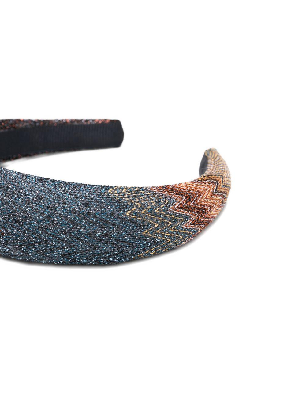 Cerchietto per bambina Missoni Kids multicolore con stampa zigzag MZ0A04 Q0121 620MC MISSONI KIDS 