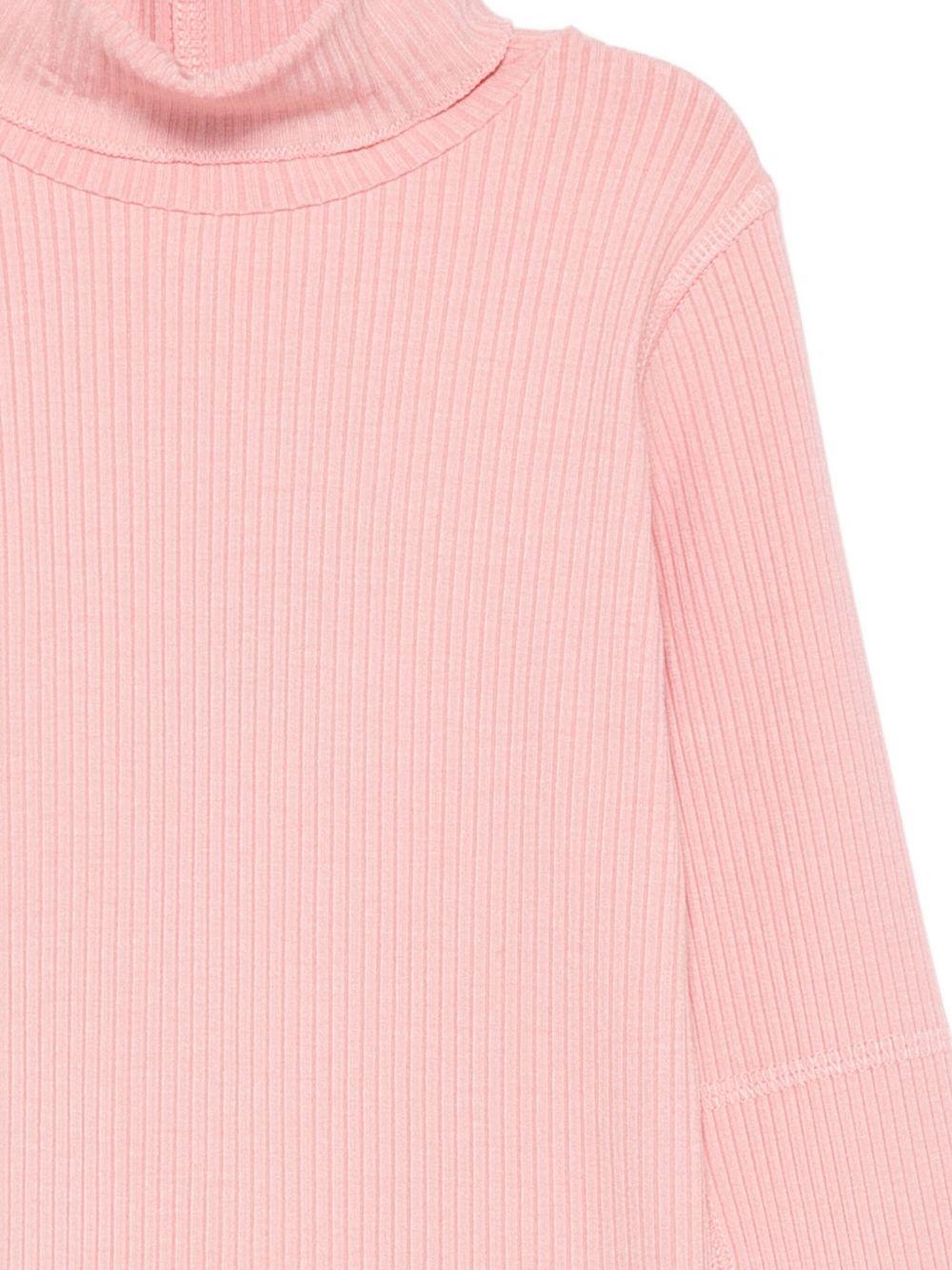 Dolcevita per bambina Molo rosa con orlo dritto 2W25A411 5564 MOLO 