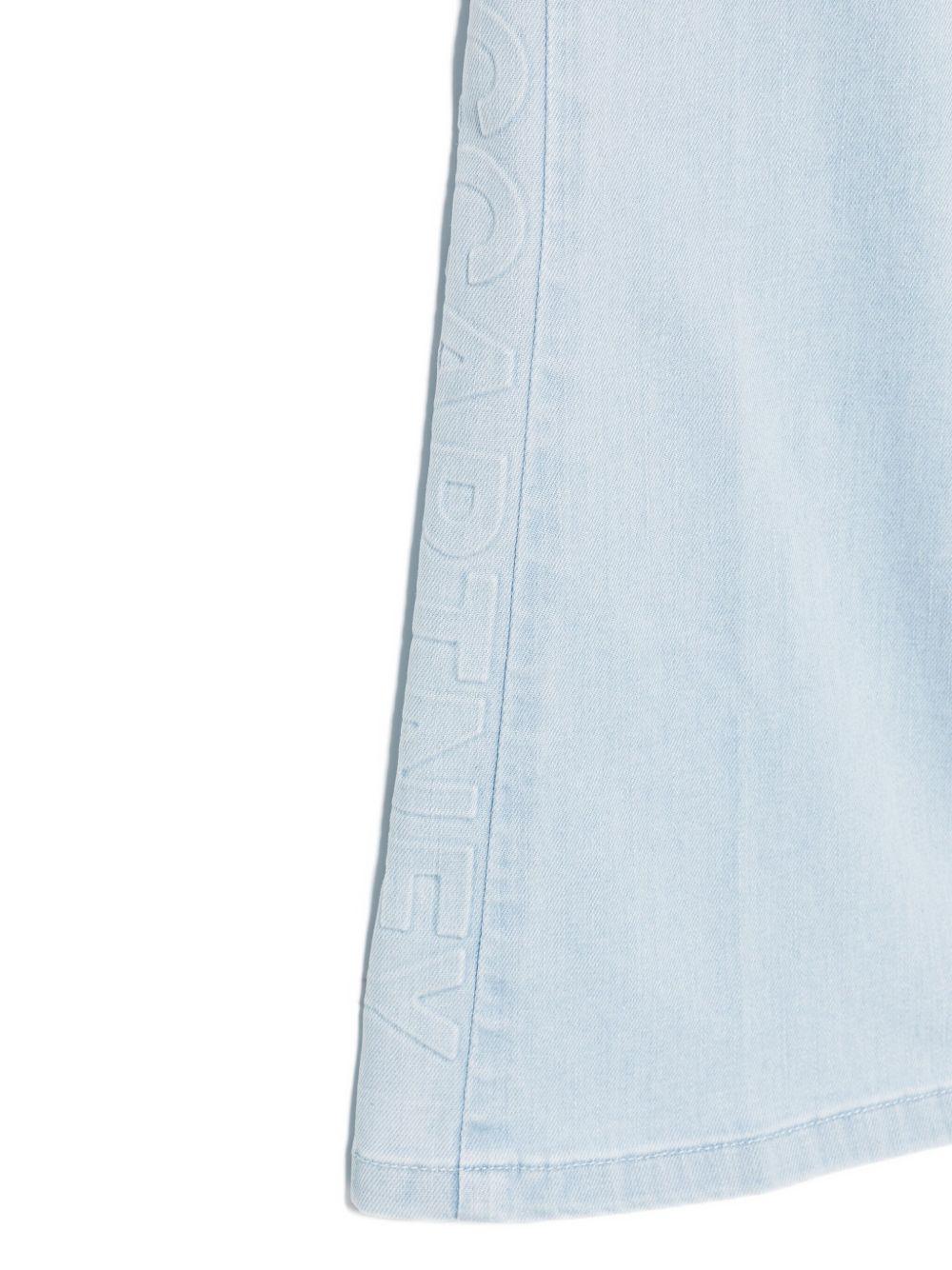 Jeans per bambina Stella McCartney Kids in denim con gamba a zampa TX6E30 Z0153 600 STELLA McCARTNEY KIDS 