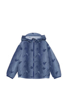 Giubbino per bambino Emporio Armani Kids blu con stampa aquila all-over EB000924 AF20710 FB407 EMPORIO ARMANI KIDS 