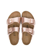 Ciabatte per bambina Birkenstock Kids Arizona rosa con doppia fibbia 1012478 COPPER BIRKENSTOCK KIDS 