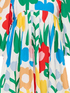Abito per bambina Stella McCartney Kids bianco con stampa grafica all-over TY1C21 Z3461 101MC STELLA McCARTNEY KIDS 