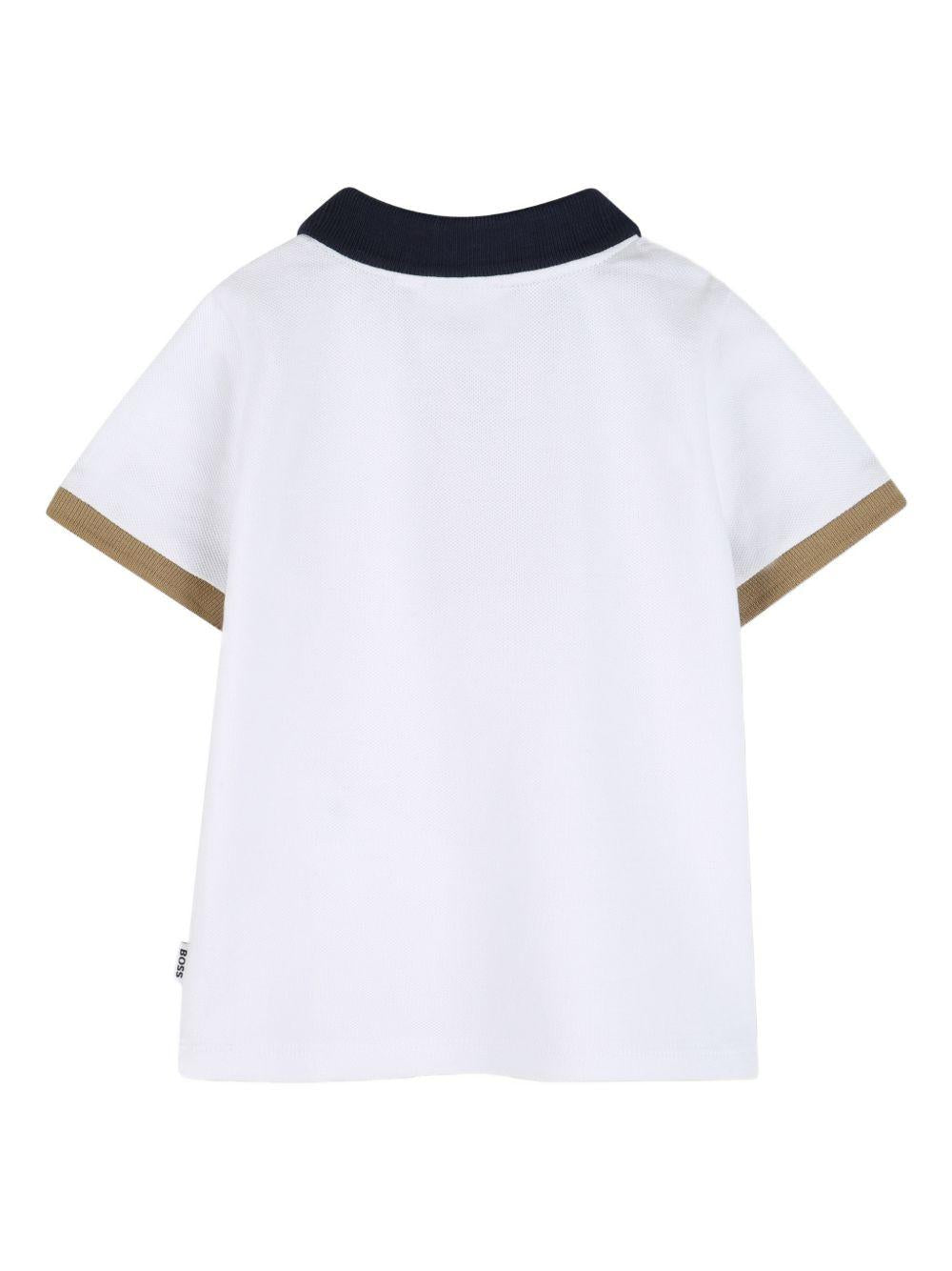Polo per neonato Boss Kids multicolor con stampa logo sul petto J52878 10P BOSS KIDS 
