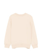 Felpa da bambino Moschino Kids bianco crema con stampa orsetto HUF09ULCA19 20829 MOSCHINO KIDS 