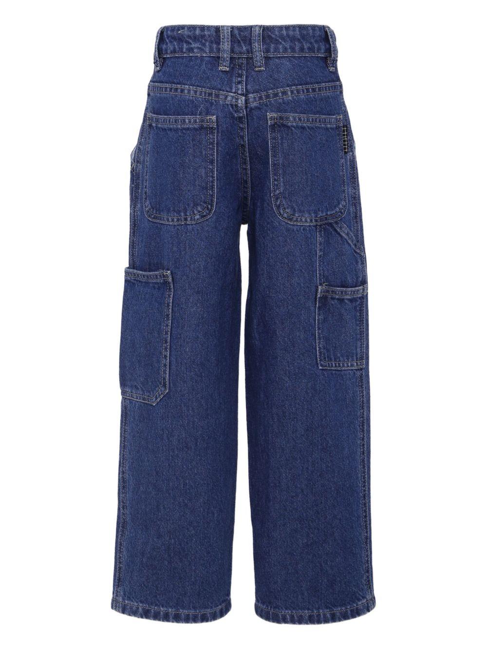 Jeans per bambini Molo denim con tasche cargo 6W25I104 1458 MOLO 