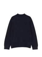Cardigan per bambino Emporio Armani Kids blu con chiusura con zip EB000439 AF28773 UB118 EMPORIO ARMANI KIDS 