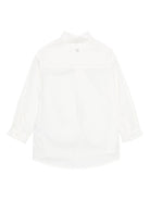 Camicia per bambina Douuod Kids bianca con logo DX5P10 P0522 101 DOUUOD 