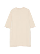 T-shirt per bambino Rick Owens Kids beige con girocollo BG01F3274RNP 138 RICK OWENS KIDS 