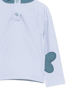 Costume per neonato Stella McCartney Kids azzurro con stampa balena TYC542 Z0157 685 STELLA McCARTNEY KIDS 