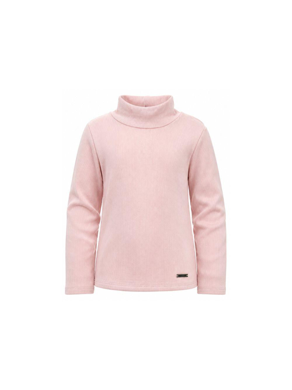 Maglione per bambina Monnalisa Kids rosa con lavorazione in maglia coste 17HLUC 8212 094F MONNALISA KIDS 