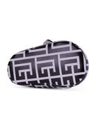 Scarpine primi passi per neonati Balmain Kids bianco e nere con cinturino con logo BY0546 Y0051 100NE BALMAIN KIDS 