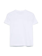 T- shirt per bambino Stone Island Kids bianca a girocollo L2S162100003S0047 V0001 STONE ISLAND KIDS 