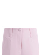 Pantaloni per bambina Monnalisa rosa chiaro con cuiture 71G404 7303 0091 MONNALISA KIDS 