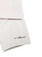 Set due pezzi per neonato John Richmond Junior grigio con dettaglio logo RIP26006CJ BLUE VAPOR JOHN RICHMOND KIDS 