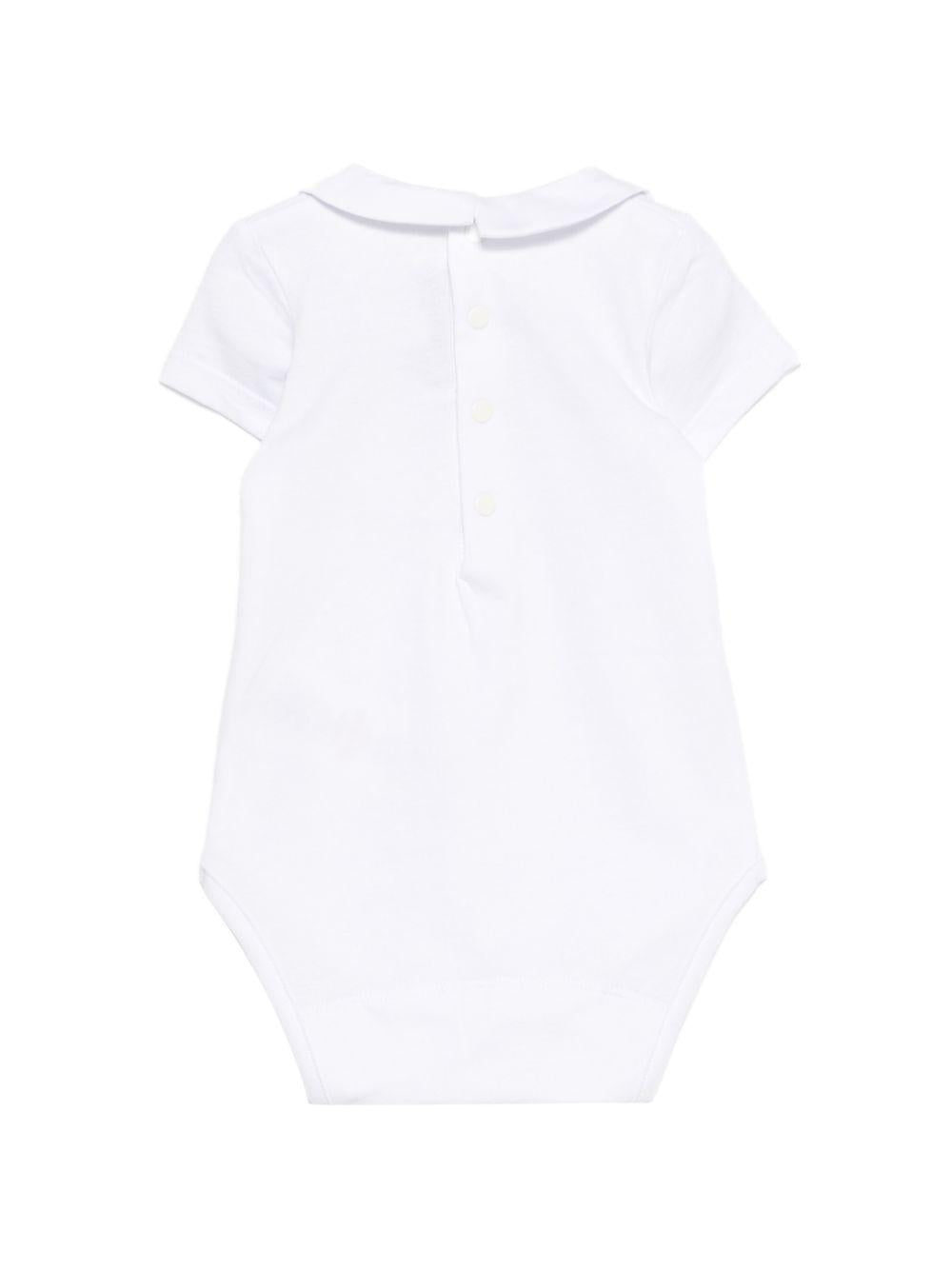 Tutina per neonati Tartine Et Chocolat bianca con colletto a punta CC11021 01 TArtine & Chocolat KIDS 