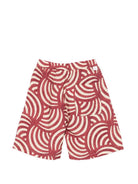 Shorts per bambino Paolo Pecora Kids rosso a fantasia PP4294 CHERRY PAOLO PECORA KIDS 