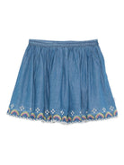 Gonna per bambina Molo denim con dettagli traforati 2S26D111 9844 MOLO KIDS 